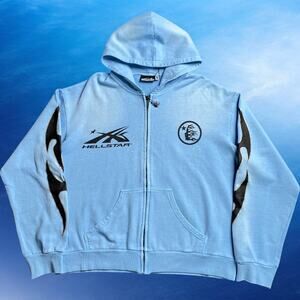 Men's Light Blue Hellstar Jacket
